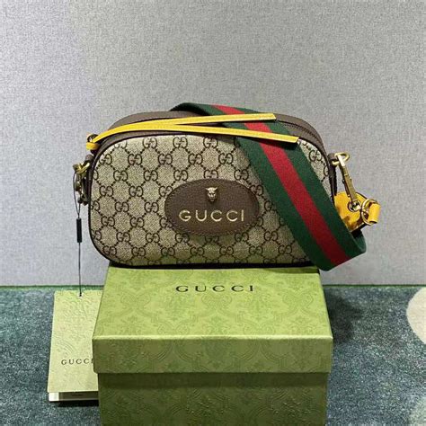 gucci messenger beige|GG Supreme small messenger bag .